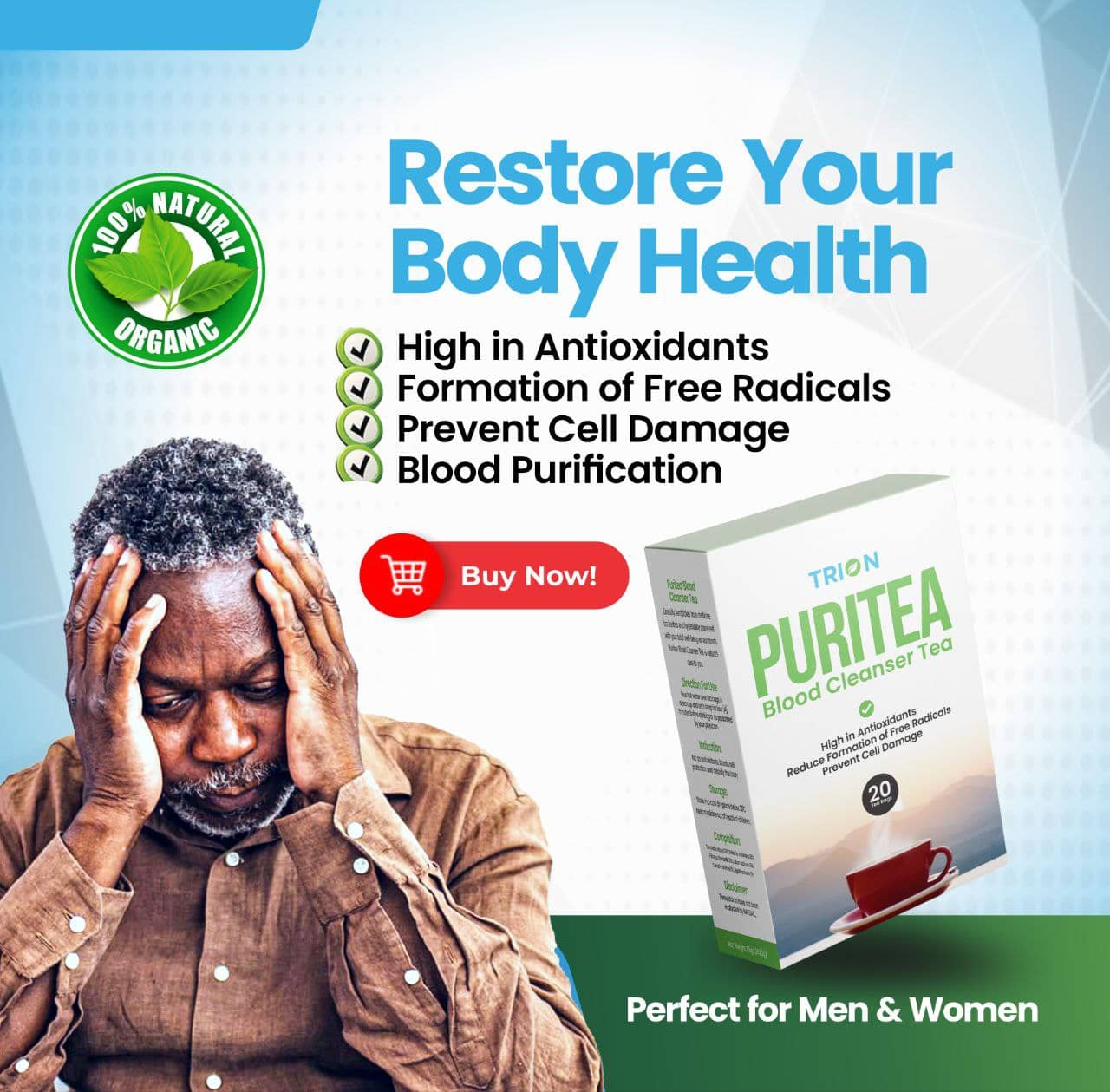 Trion Puritea Blood Cleanser Herbal Tea