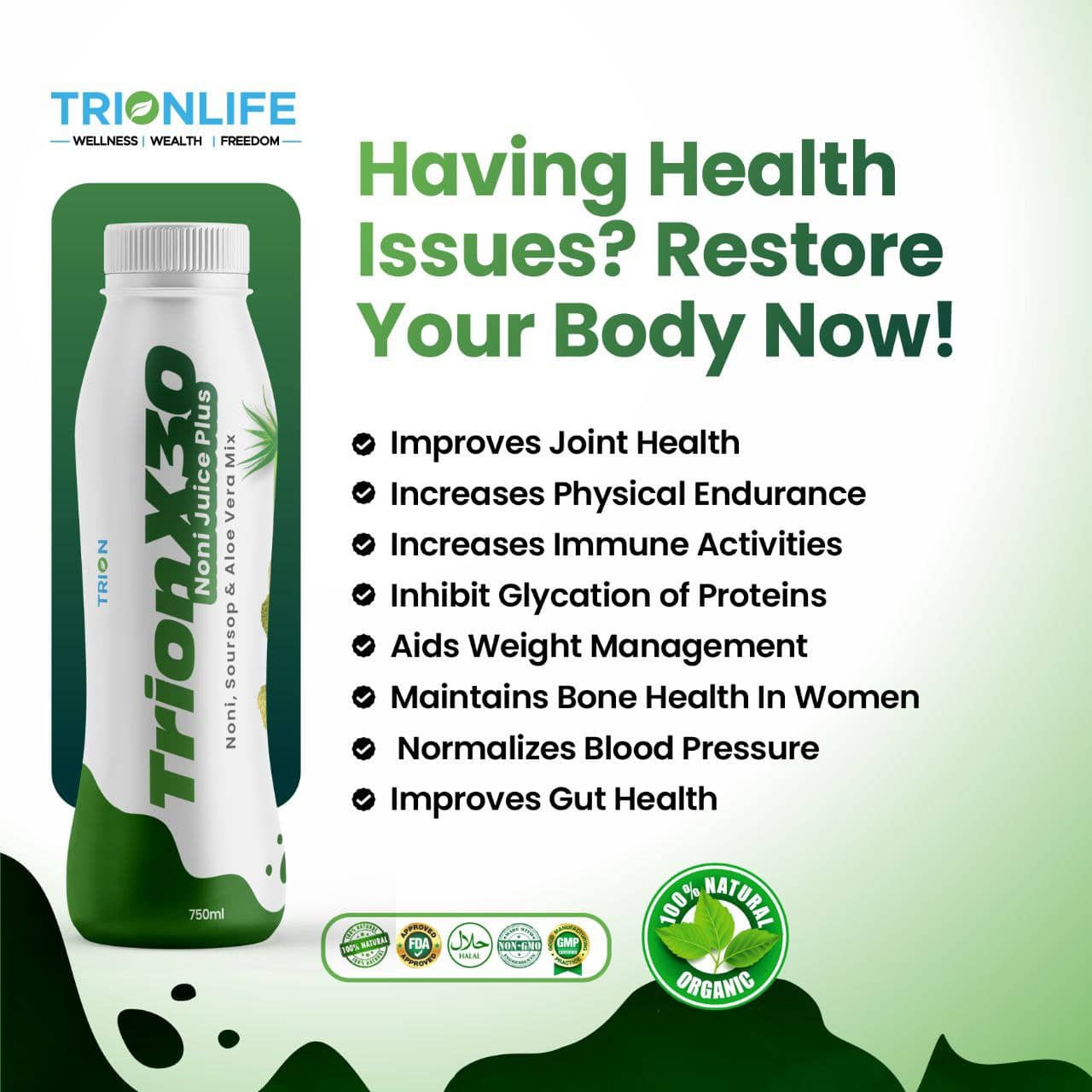 Trion X30 Herbal Drink